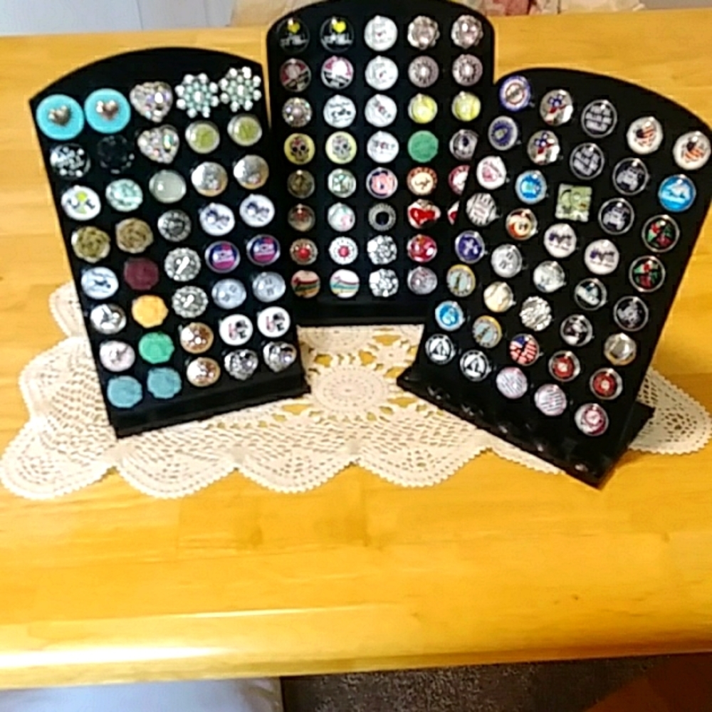 Snap Button Lot / Reseller Bundle  - Snap Chunks with stands